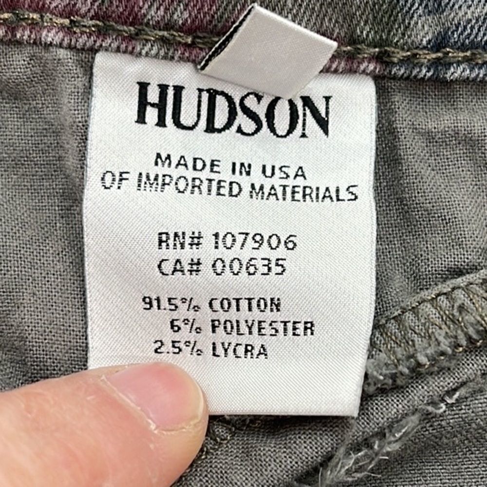 Hudson Krista Super Skinny Bramble Leaf Print Jeans - Picture 6 of 7